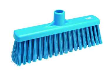 H/D Lobby Broom Medium Bristle Blue